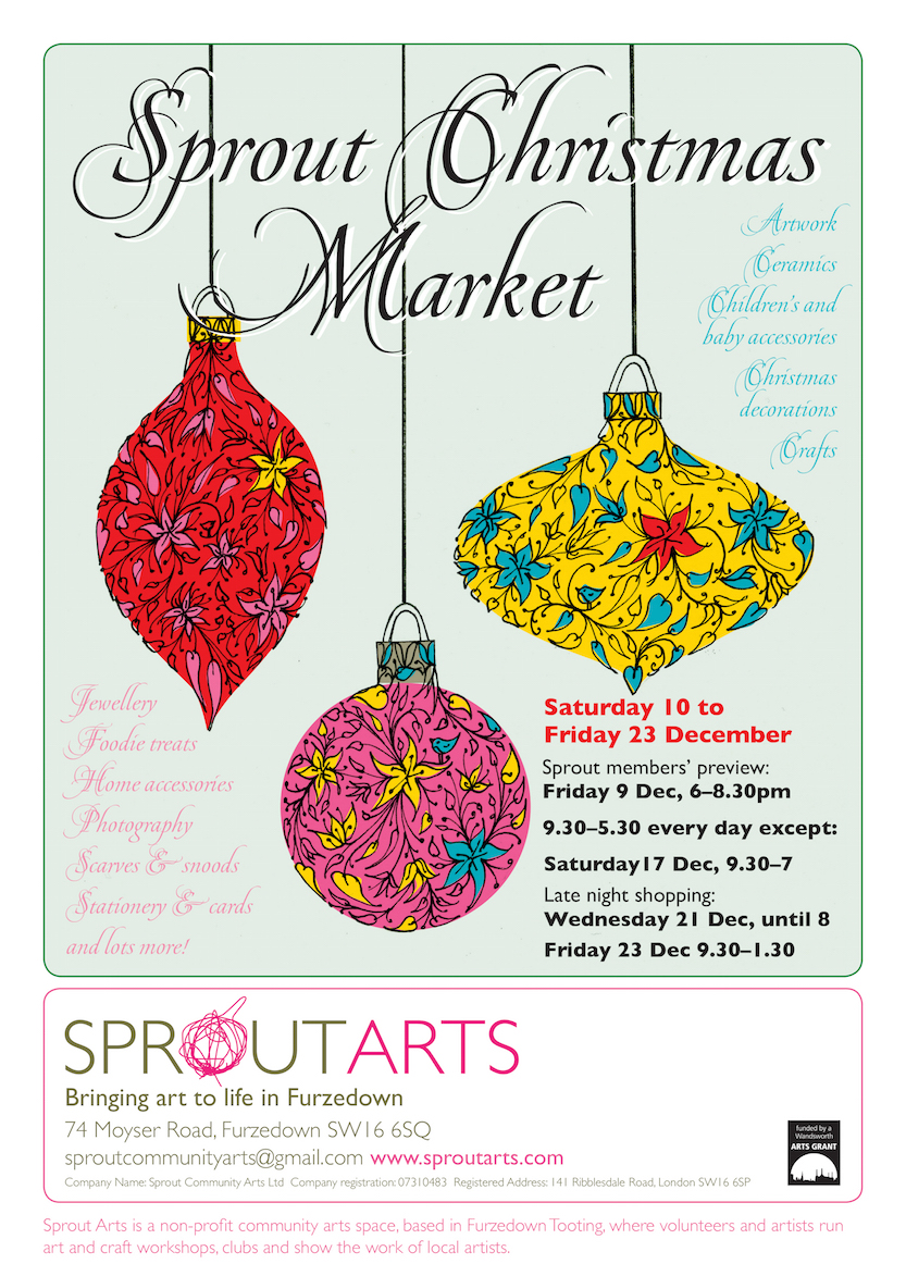 Sprout Christmas Market Poster 2016 v2